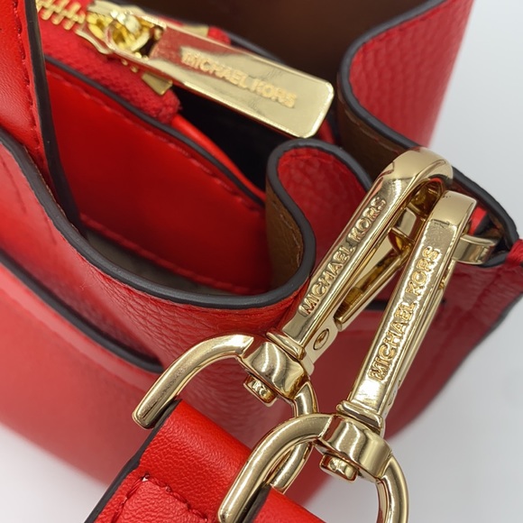 MICHAEL KORS EMILIA SMALL SATCHEL 
 DARK SANGRIA - Picture 14 of 16